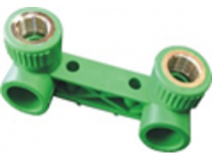 PPR Dvojité nástěnné koleno 25 1/2 s roztečí 14,5 cm